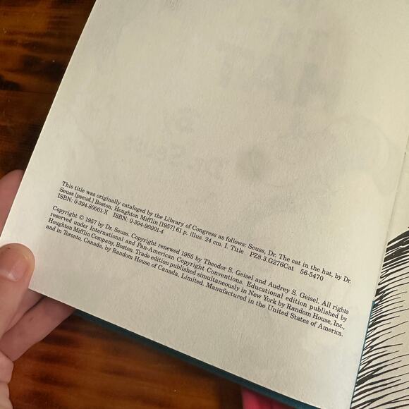 Vintage 1985 Bundle of 2 Special Edition Dr. Seuss Cloth Bound Hardcover Books - Picture 5 of 14